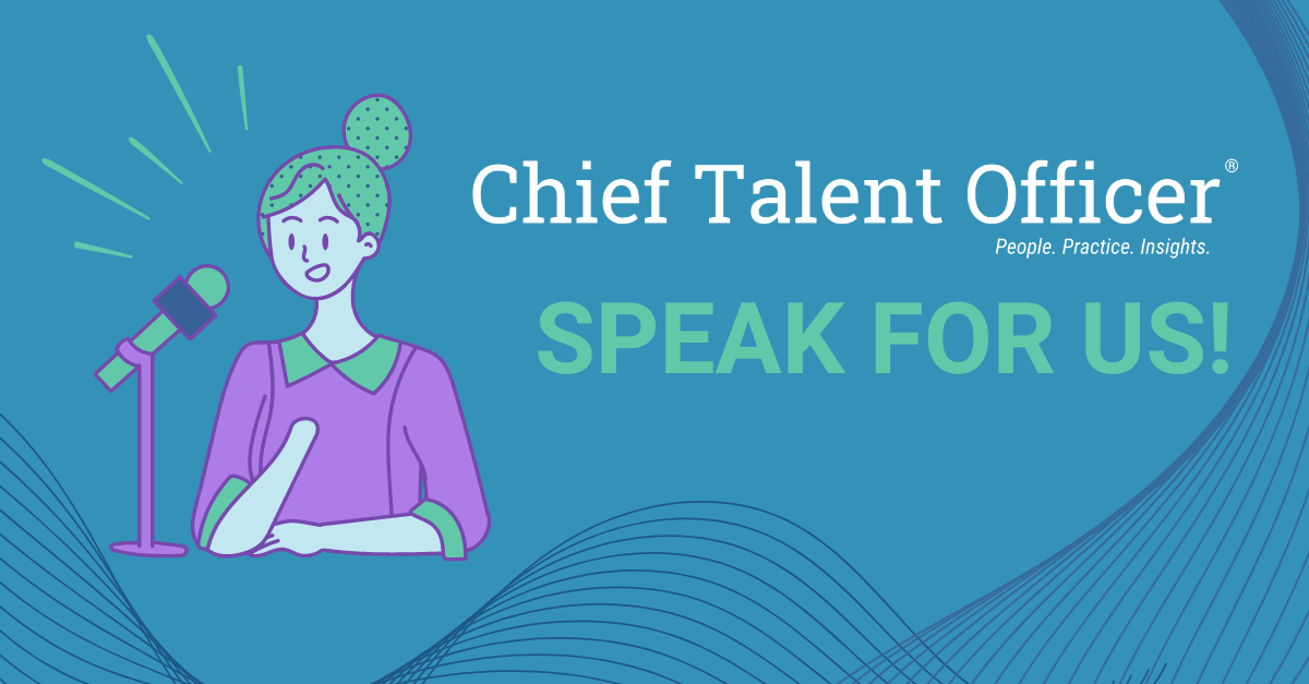 Chief Talent Officer Speaker Application